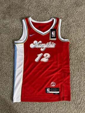 Adult small Memphis Grizzlies Ja Morant #12 2024-25 City Edition Swingman Jersey